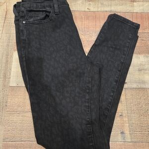 Judy Blue Leopard Print Skinny Jeans